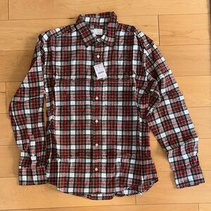 Crewcuts J Crew NWT plaid flannel shirt Boys 16